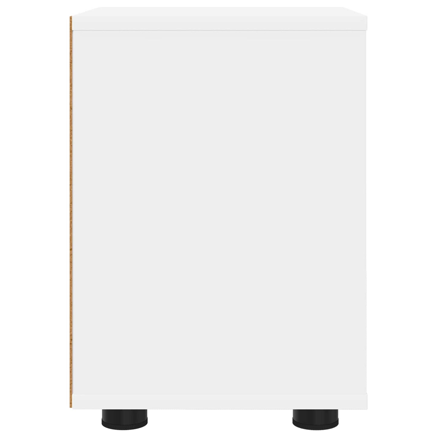 Bedside Tables 2 pcs White 30.5 x 30 x 43 cm Engineered Wood