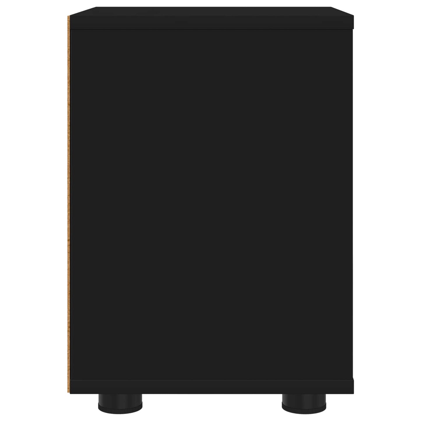 Bedside Table Black 30.5 x 30 x 43 cm Engineered Wood
