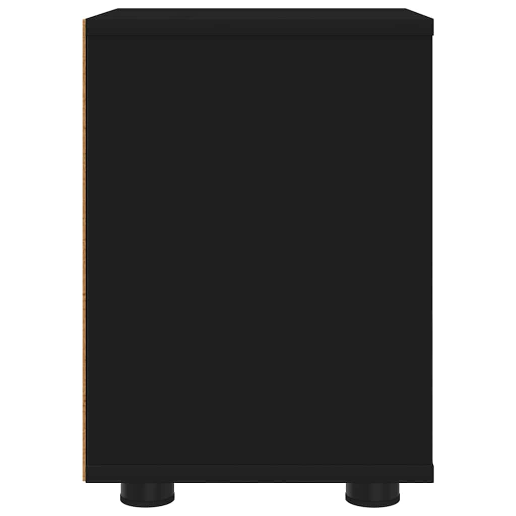 Bedside Tables 2 pcs Black 30.5 x 30 x 43 cm Engineered Wood