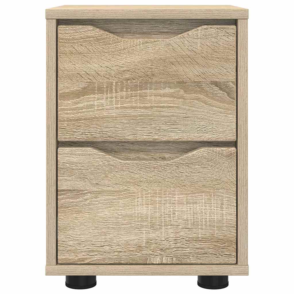 Bedside Tables with Drawer 2 pcs Sonoma Oak 30.5 x 30 x 43 cm