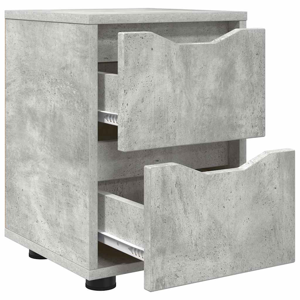 Bedside Tables 2 pcs Concrete Grey 30.5 x 30 x 43 cm