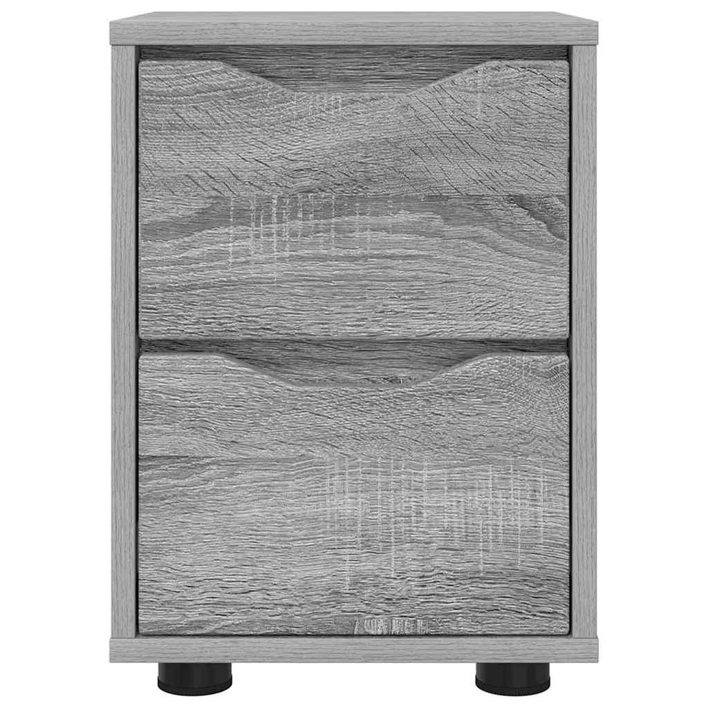 Bedside Tables with Drawer 2 pcs Grey Sonoma 30.5 x 30 x 43 cm