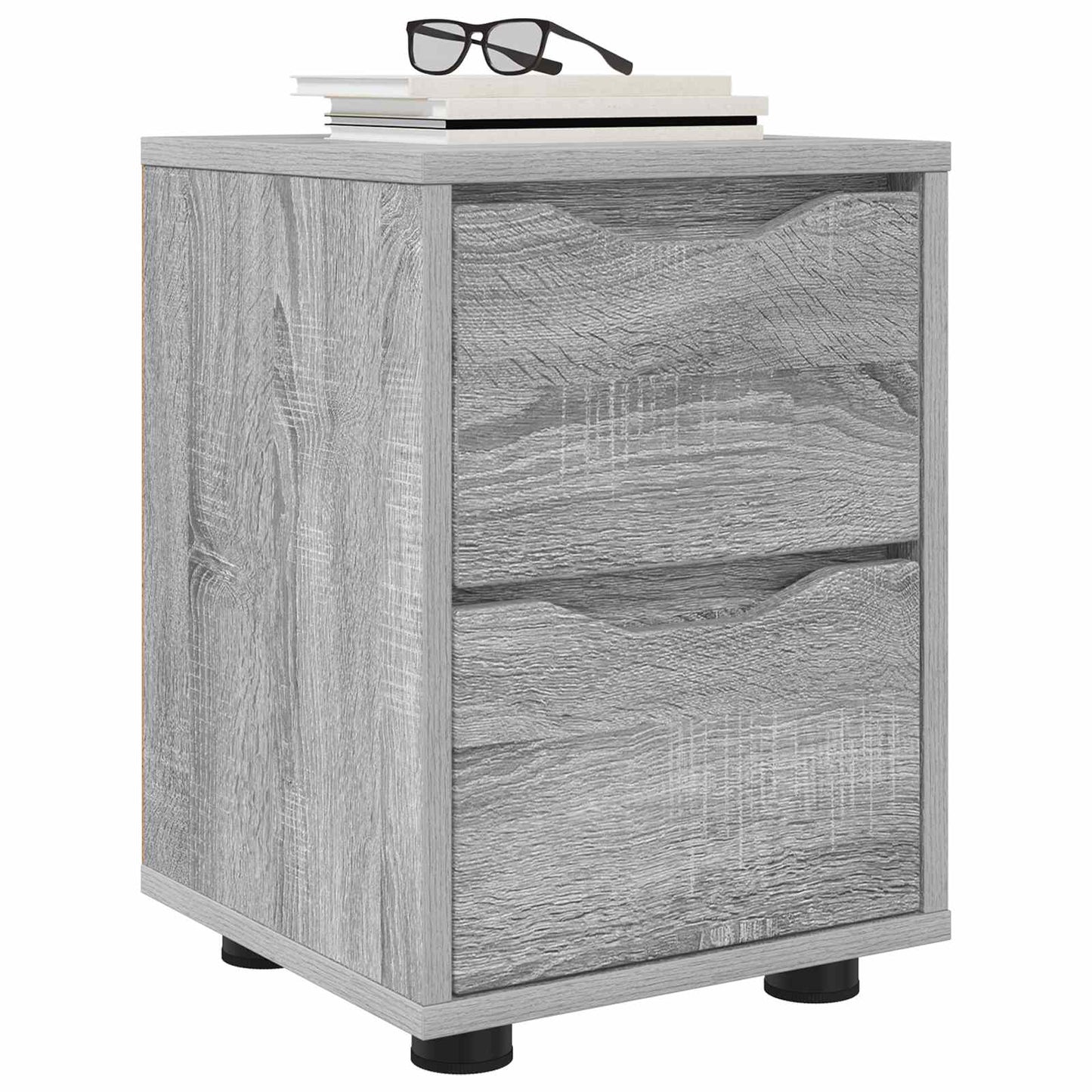 Bedside Tables with Drawer 2 pcs Grey Sonoma 30.5 x 30 x 43 cm
