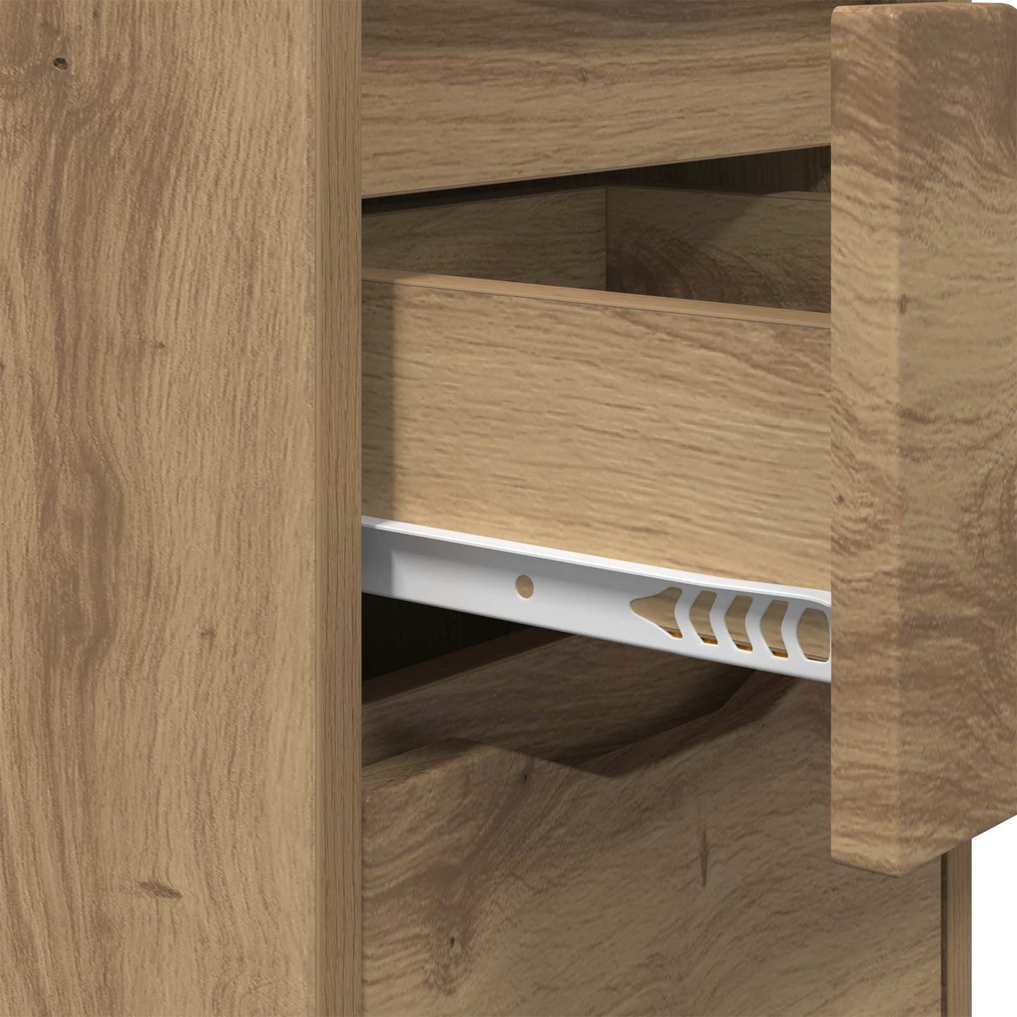 Bedside Tables with Drawer 2 pcs Artisan Oak 30.5 x 30 x 43 cm