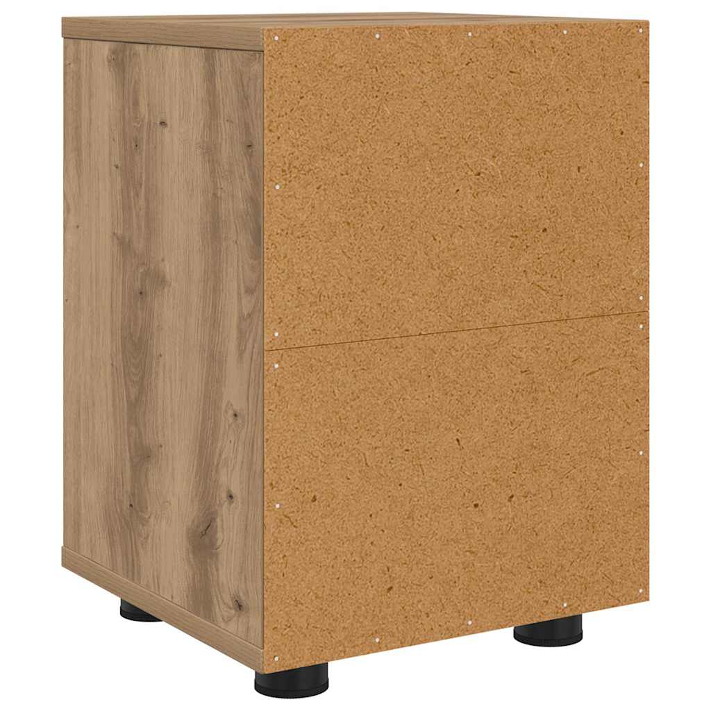 Bedside Tables with Drawer 2 pcs Artisan Oak 30.5 x 30 x 43 cm