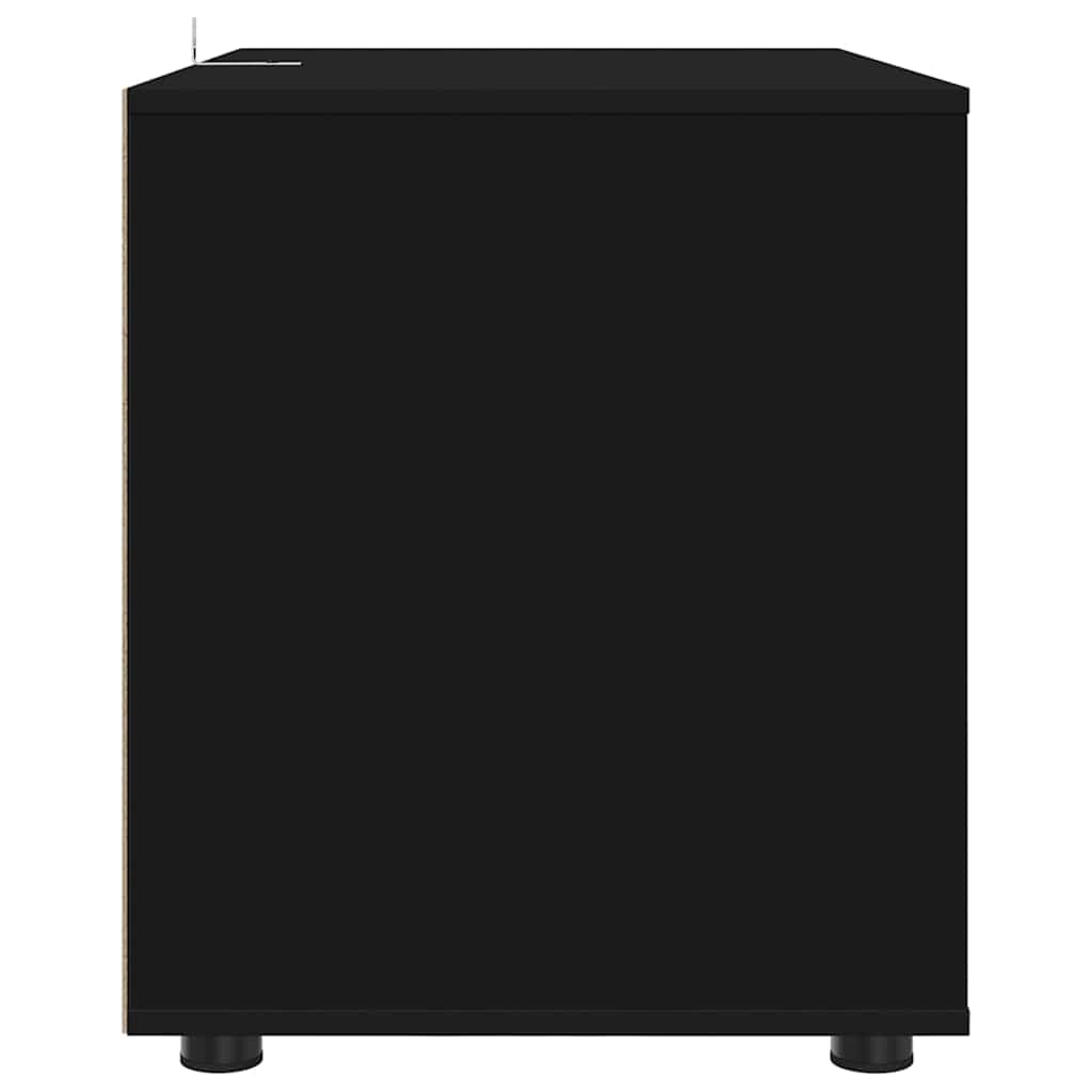 Storage Cabinet Black 80 x 48 x 57 cm Engineered Wood