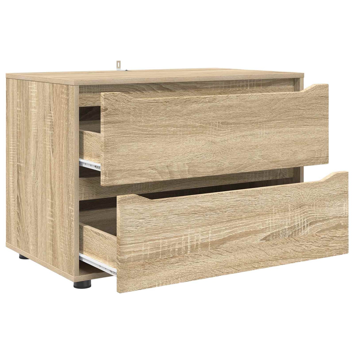 Storage Cabinet Sonoma Oak 80 x 48 x 57 cm Engineered Wood