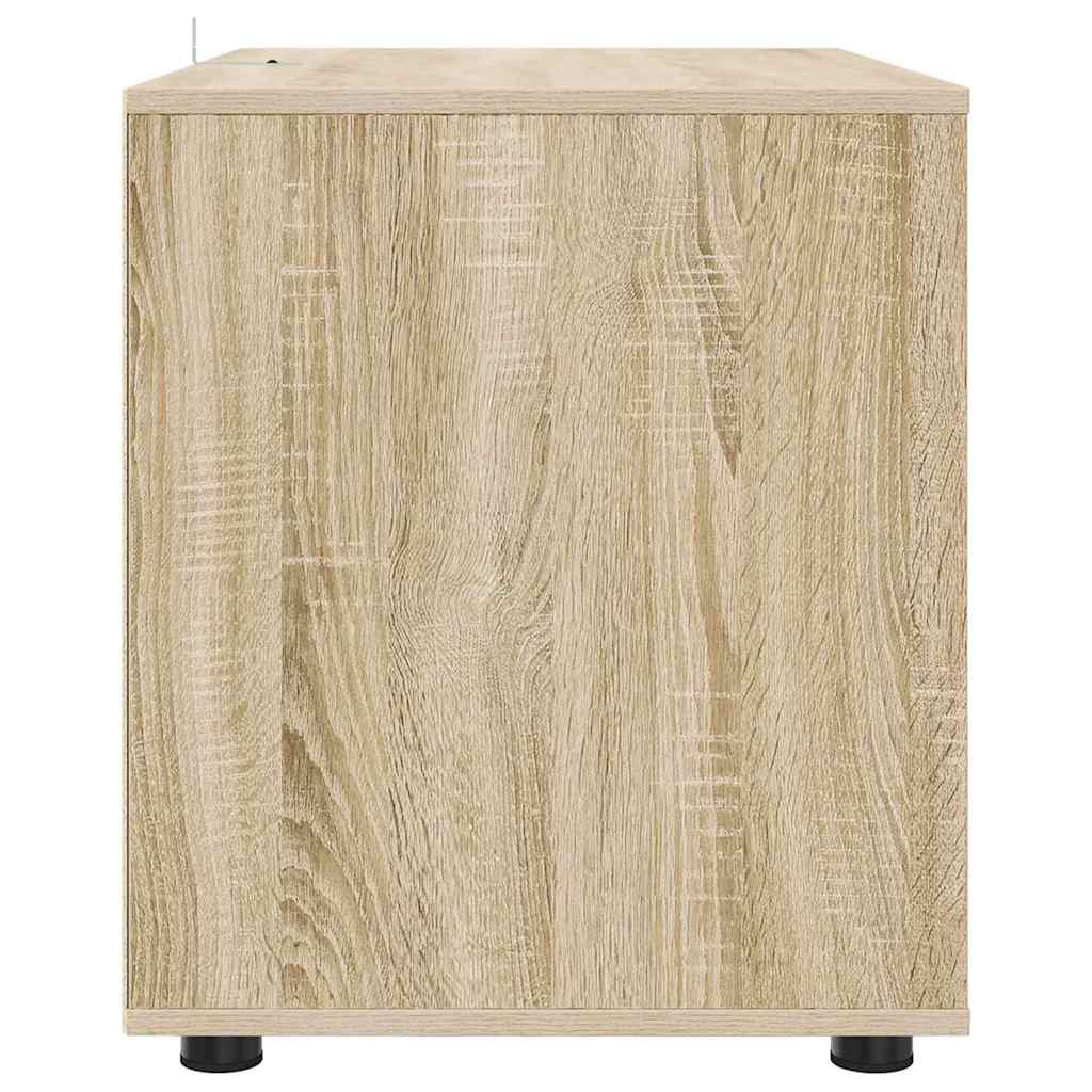 Storage Cabinet Sonoma Oak 80 x 48 x 57 cm Engineered Wood