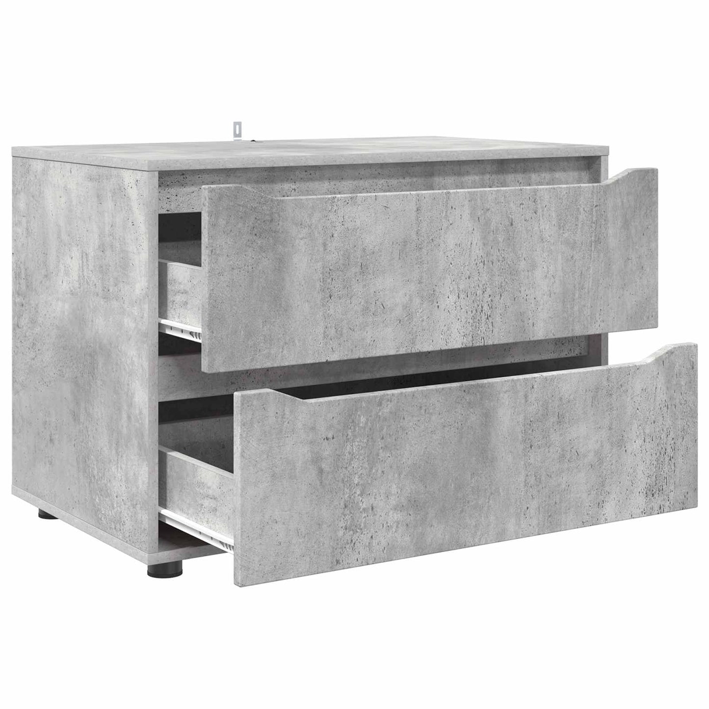 Storage Cabinet Concrete Grey 80 x 48 x 57 cm Engineered Wood