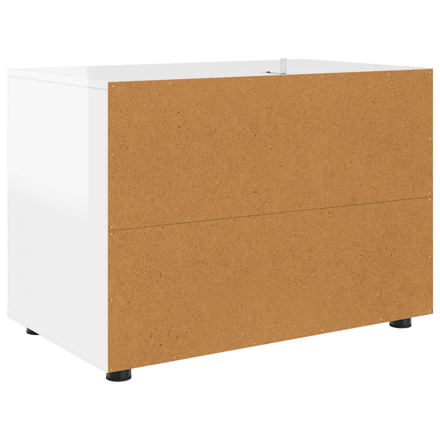 Storage Cabinet High Gloss White 80 x 48 x 57 cm