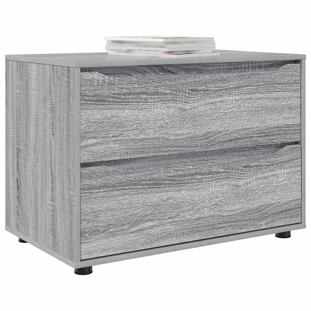 Storage Cabinet Grey Sonoma 80 x 48 x 57 cm Engineered Wood