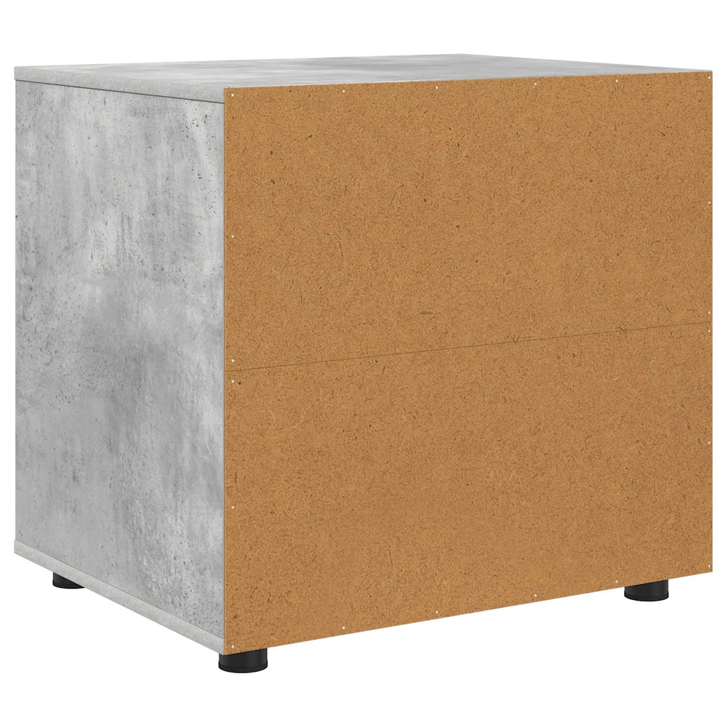 Storage Cabinet 60 x 48 x 57 cm Engineered Wood Concrete Grey