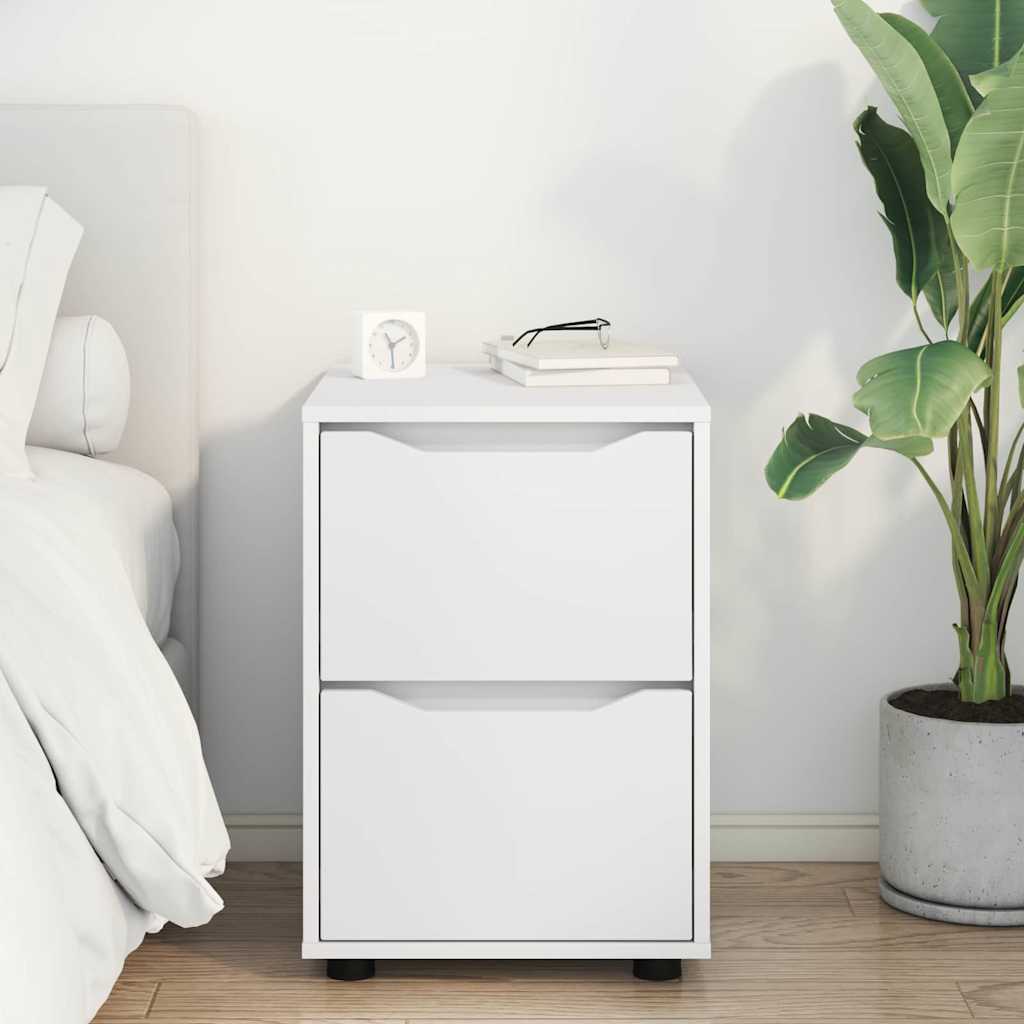 Storage Cabinet White 40 x 48 x 57 cm Engineered Wood