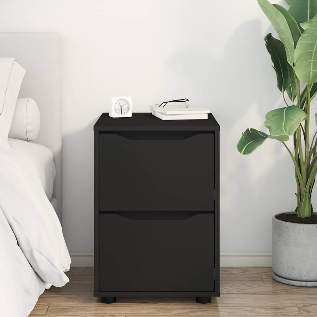 Storage Cabinet Black 40 x 48 x 57 cm Engineered Wood