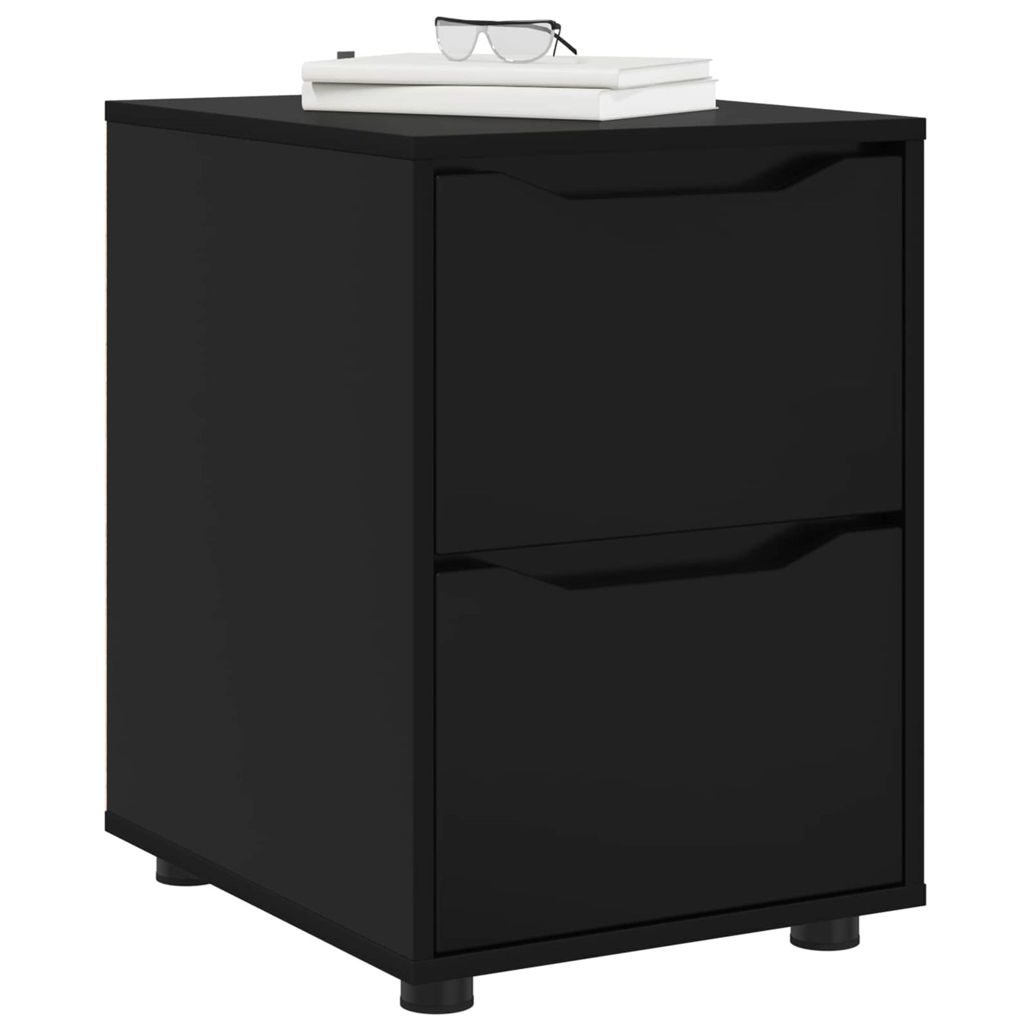 Storage Cabinet Black 40 x 48 x 57 cm Engineered Wood