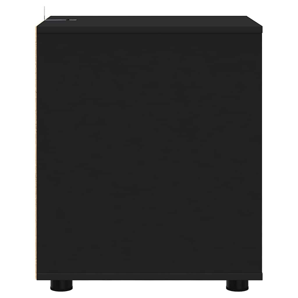 Storage Cabinet Black 40 x 48 x 57 cm Engineered Wood