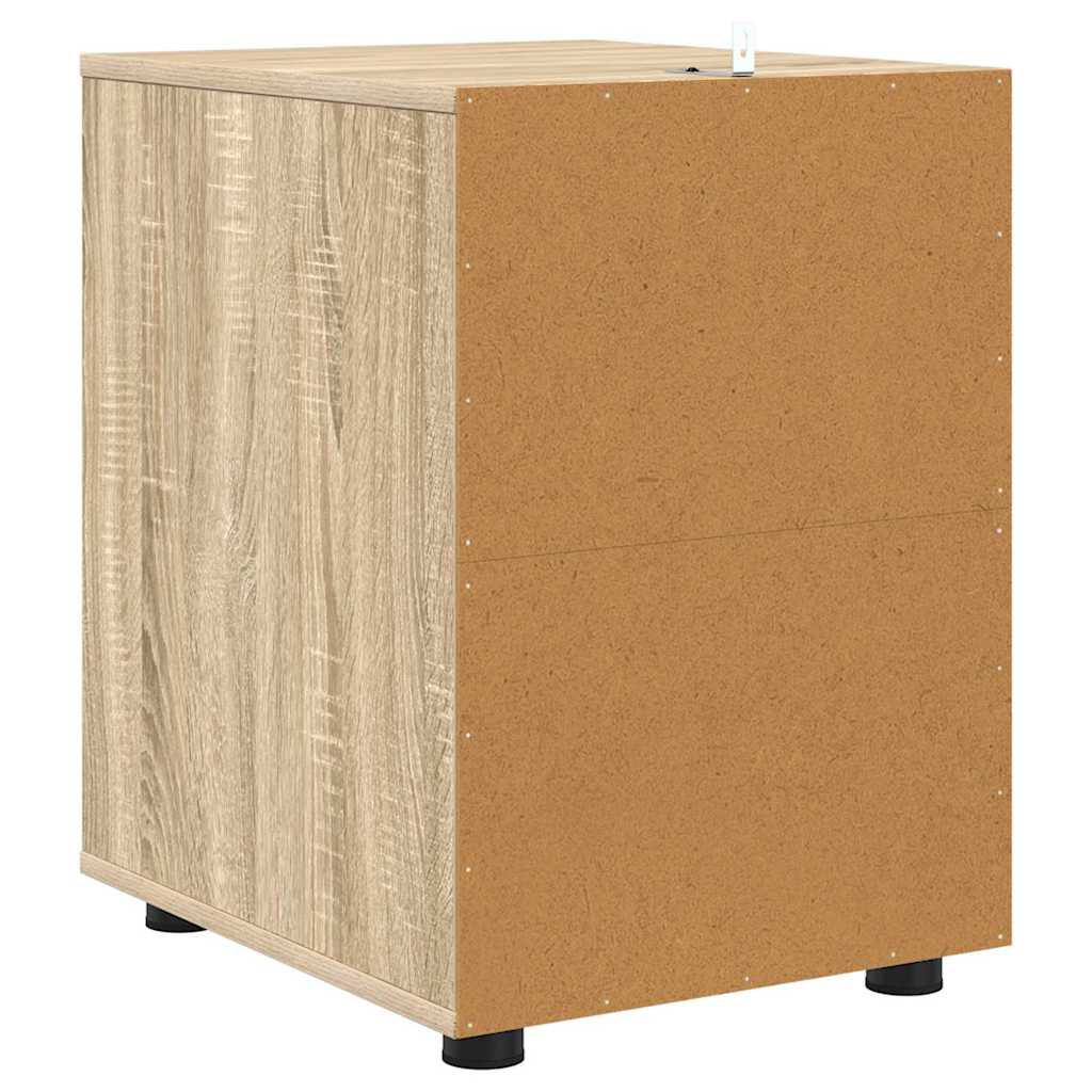 Storage Cabinet Sonoma Oak 40 x 48 x 57 cm Engineered Wood