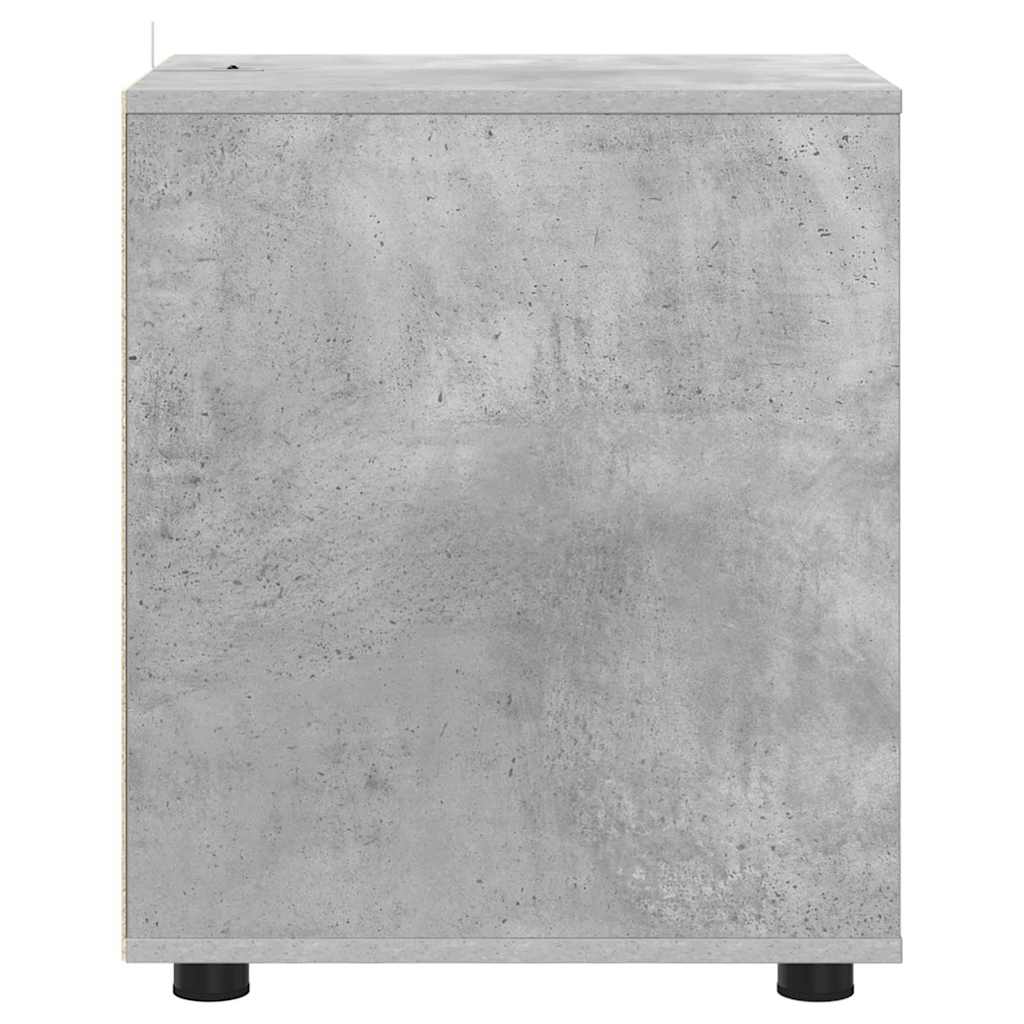 Storage Cabinet Concrete Grey 40 x 48 x 57 cm Engineered Wood
