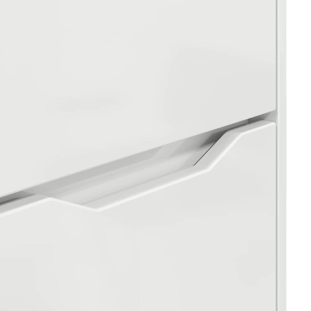 Storage Cabinet High Gloss White 40 x 48 x 57 cm