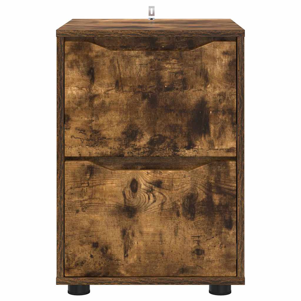 Storage Cabinet Smoked Oak 40 x 48 x 57 cm Engineered Wood