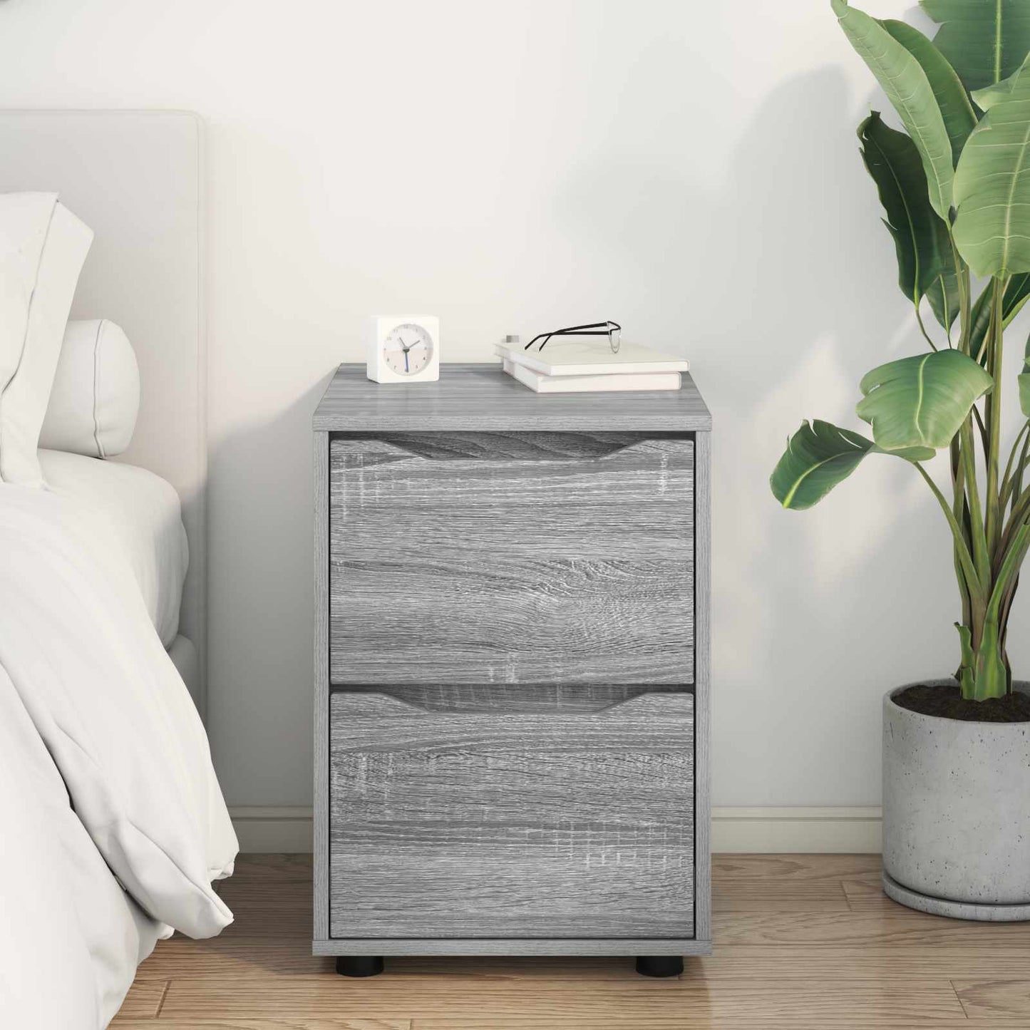 Storage Cabinet Grey Sonoma 40 x 48 x 57 cm Engineered Wood