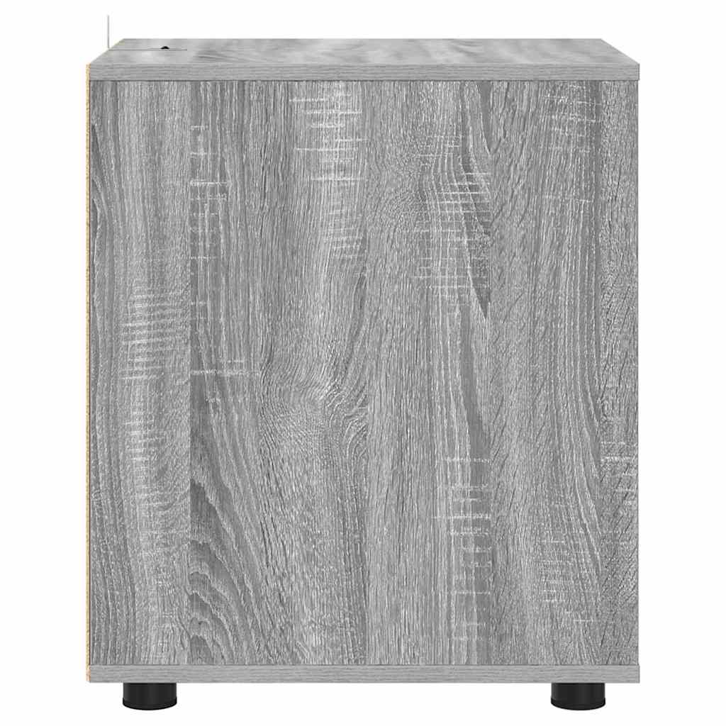 Storage Cabinet Grey Sonoma 40 x 48 x 57 cm Engineered Wood