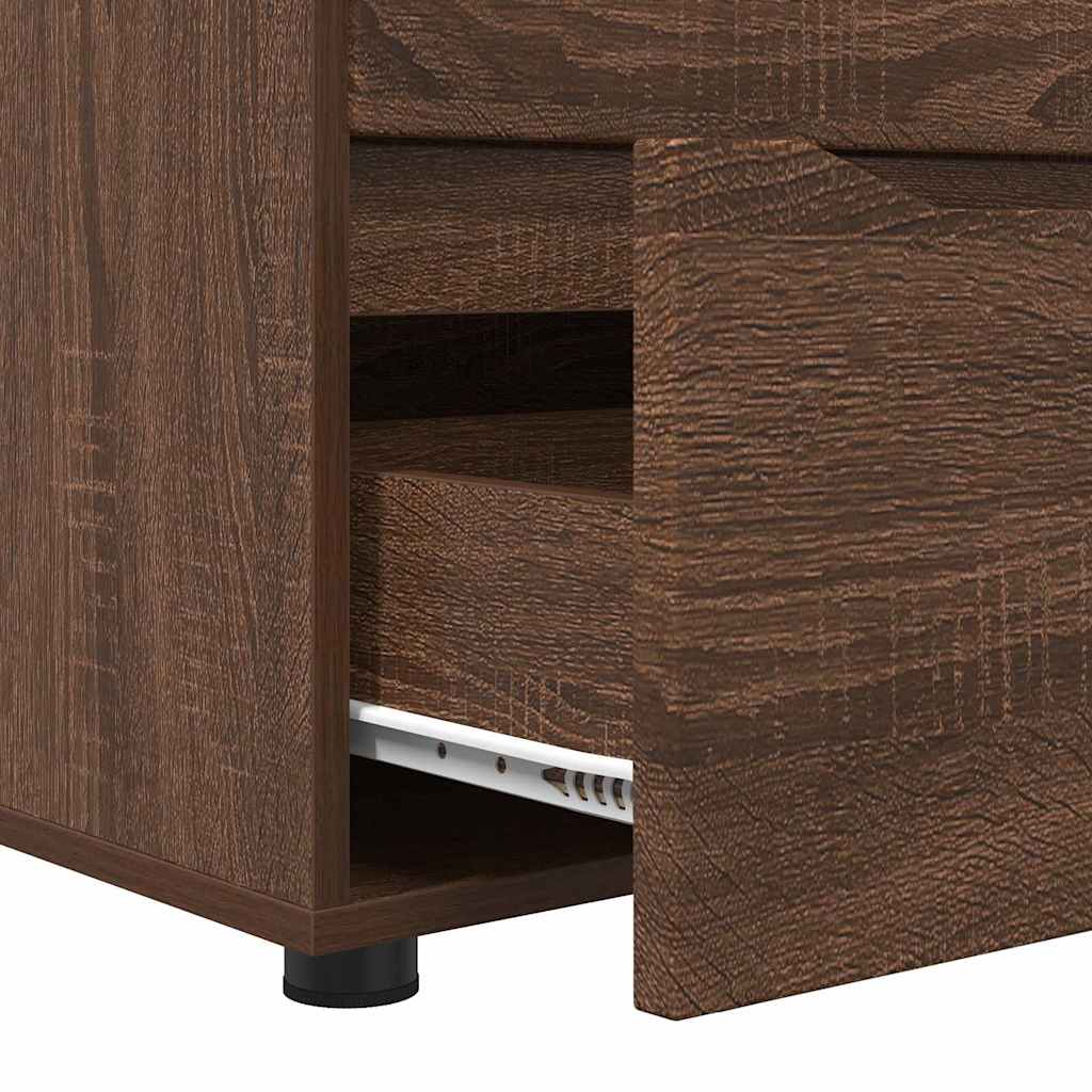 Storage Cabinet Brown Oak 40 x 48 x 57 cm Engineered Wood