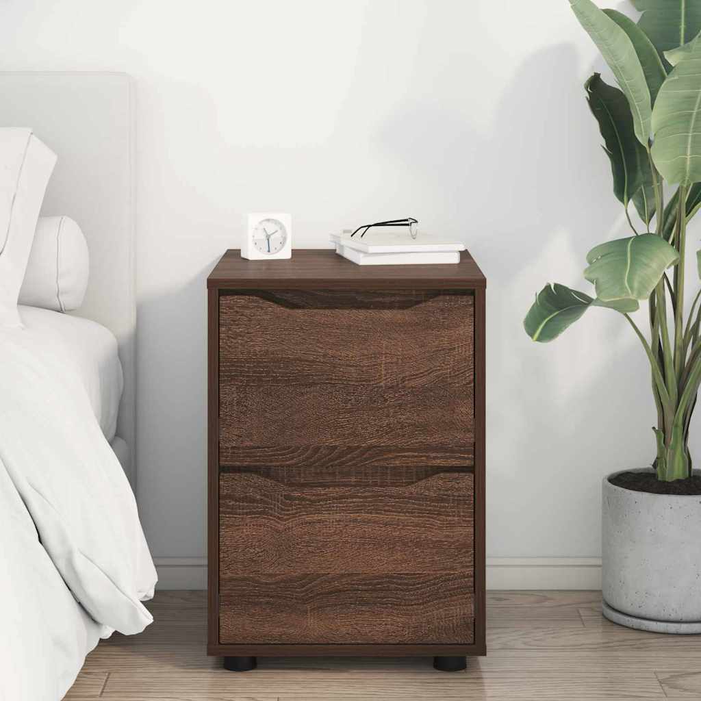 Storage Cabinet Brown Oak 40 x 48 x 57 cm Engineered Wood