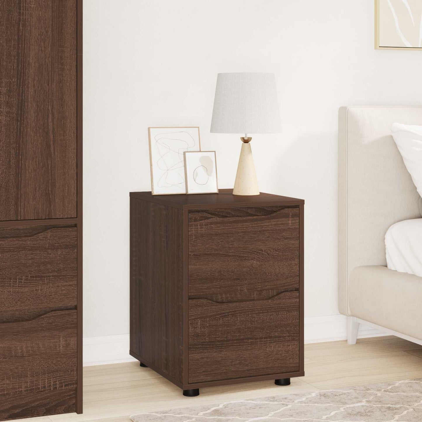 Storage Cabinet Brown Oak 40 x 48 x 57 cm Engineered Wood