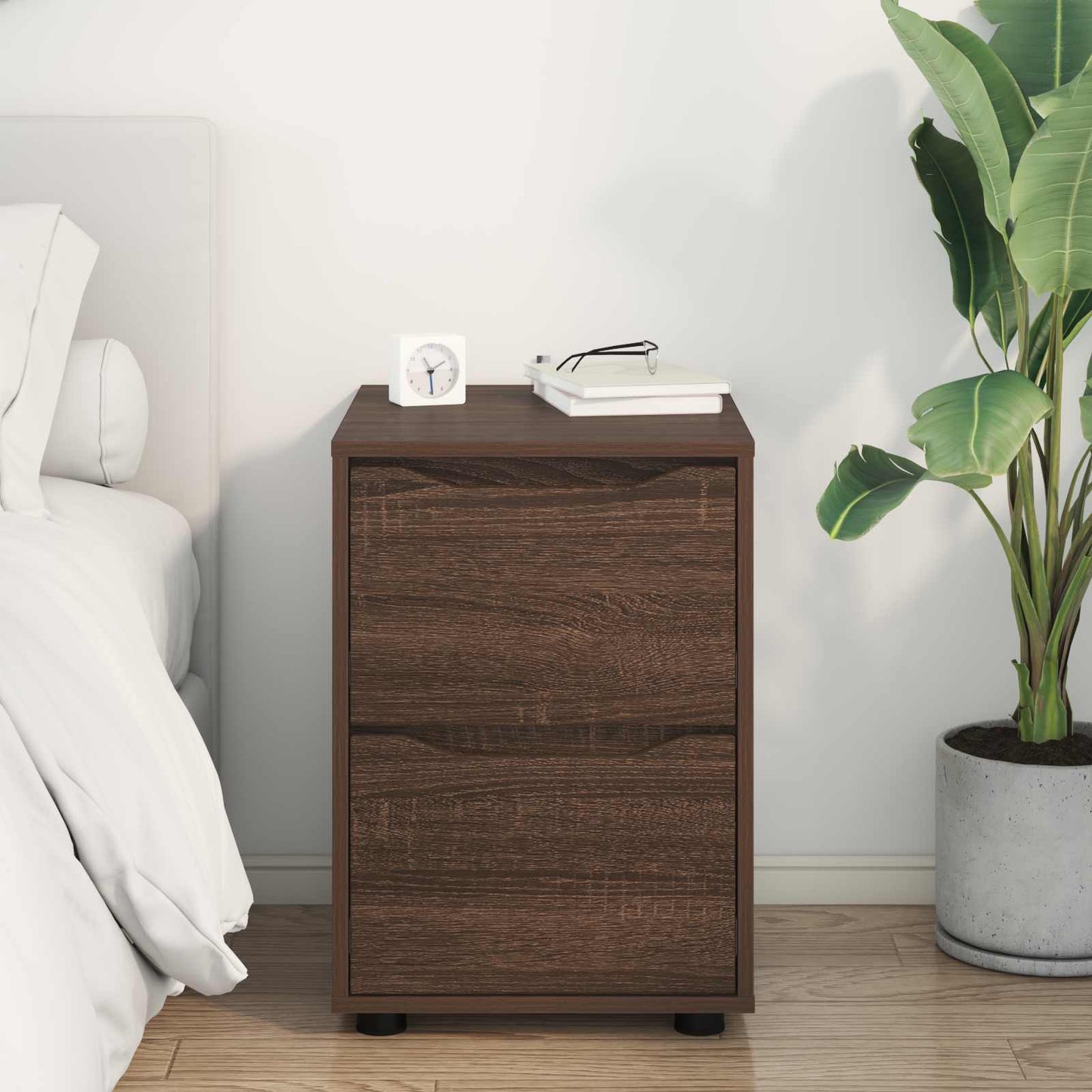 Storage Cabinet Brown Oak 40 x 48 x 57 cm Engineered Wood