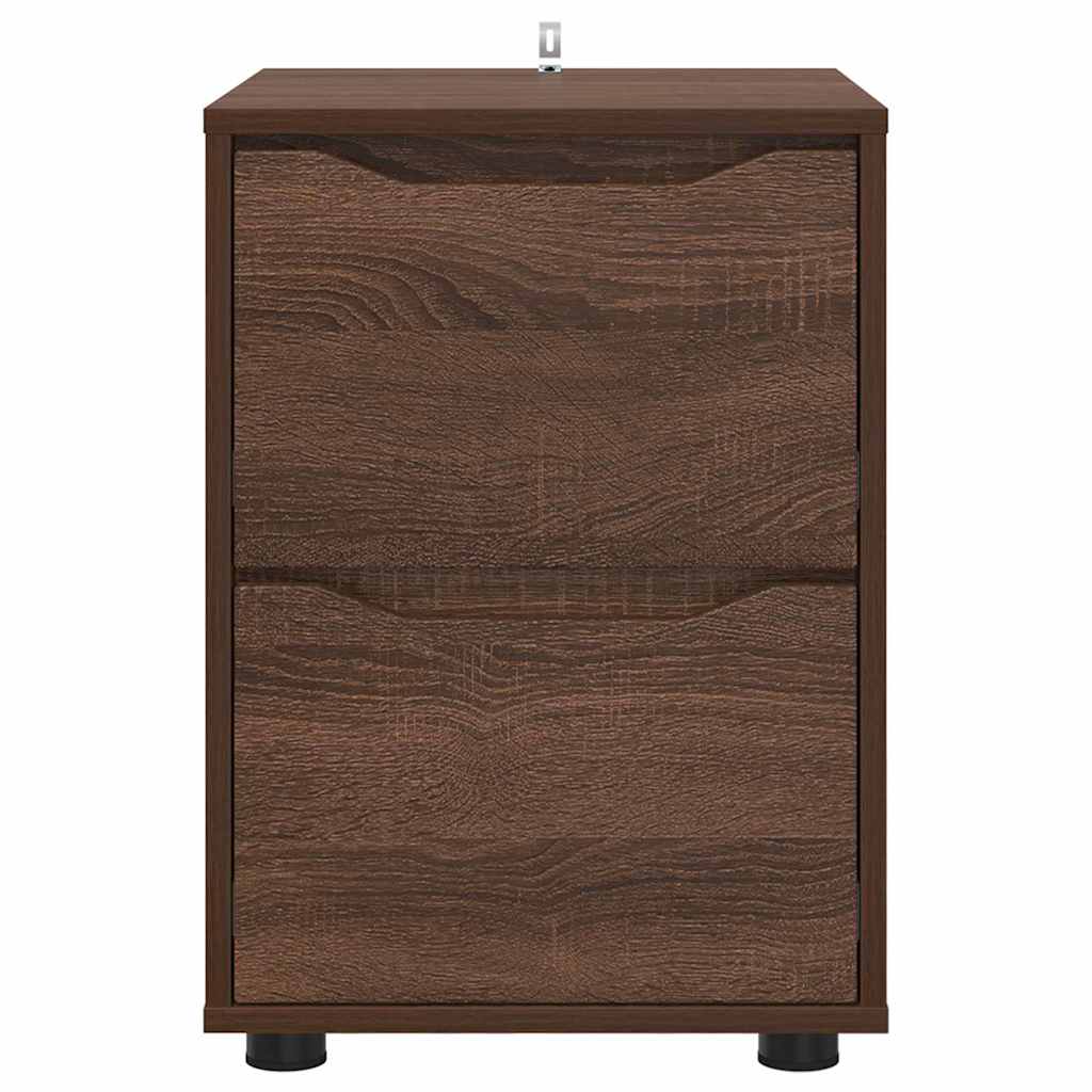 Storage Cabinet Brown Oak 40 x 48 x 57 cm Engineered Wood