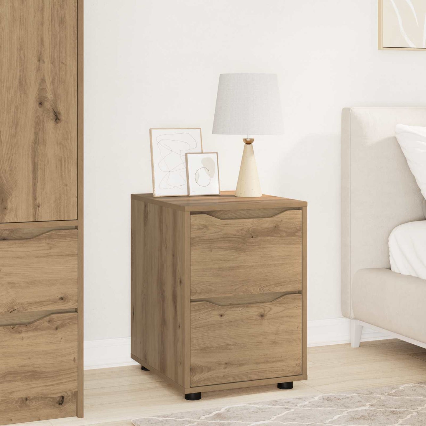 Storage Cabinet Artisan Oak 40 x 48 x 57 cm Engineered Wood