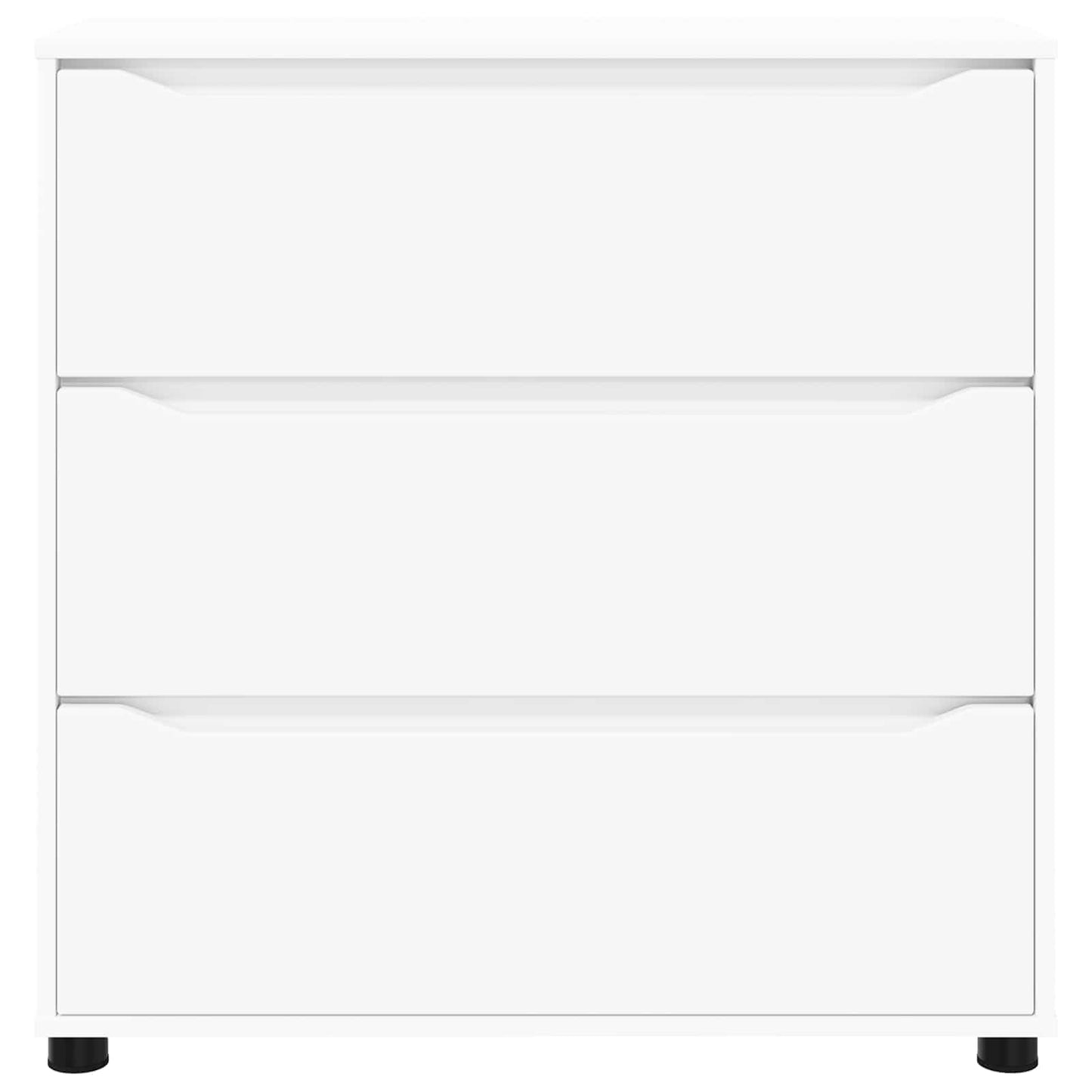 Storage Cabinet White 80 x 31 x 81 cm Engineered Wood