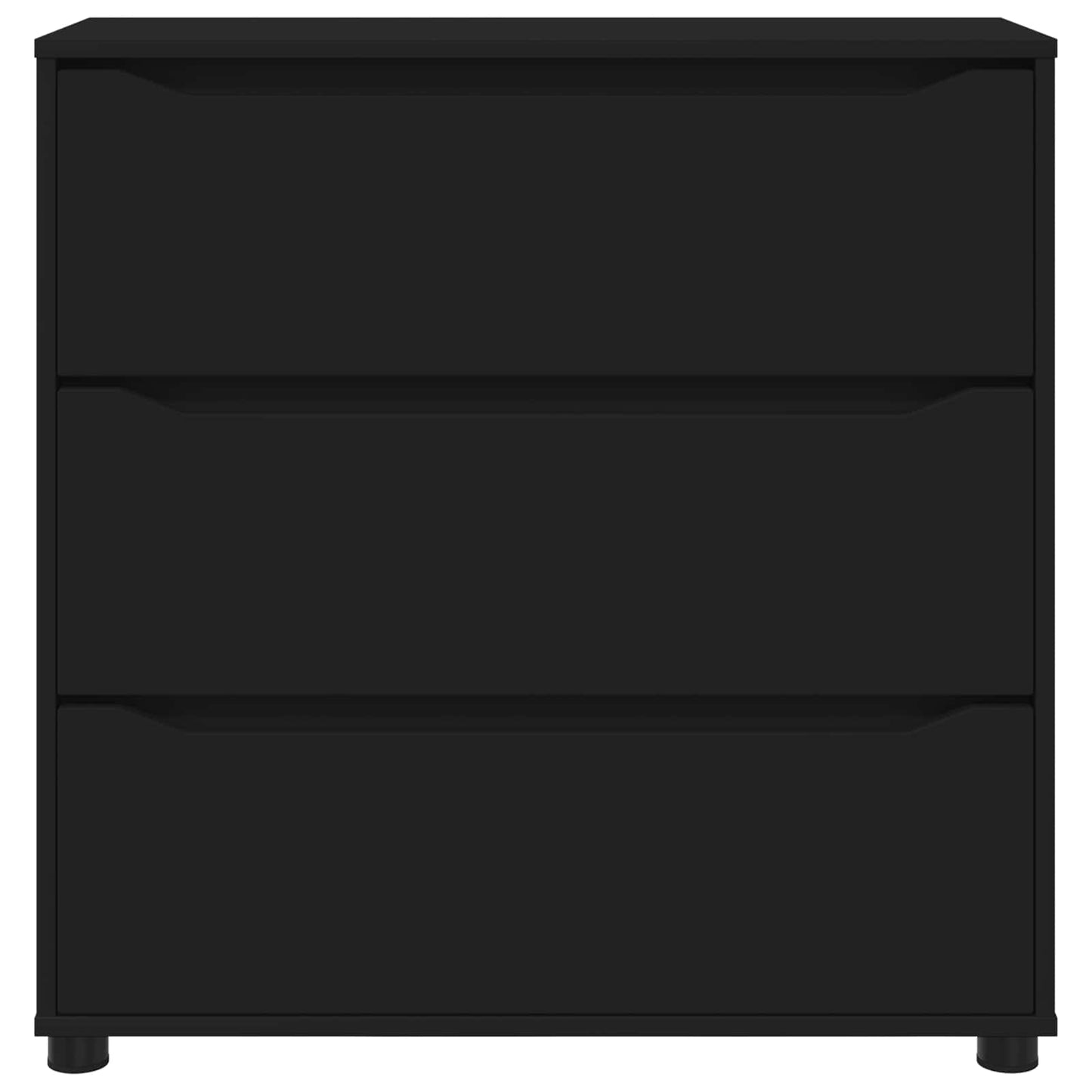 Storage Cabinet Black 80 x 31 x 81 cm Engineered Wood