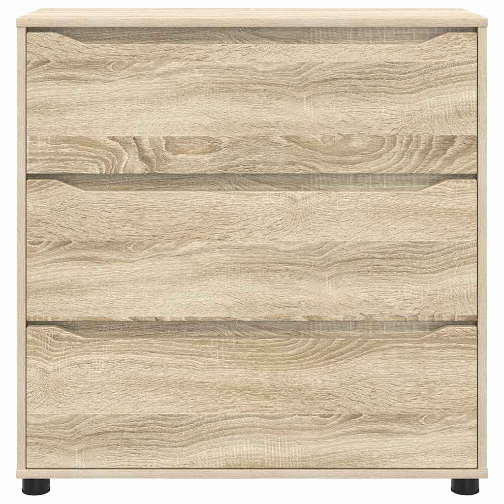 Storage Cabinet Sonoma Oak 80 x 31 x 81 cm Engineered Wood