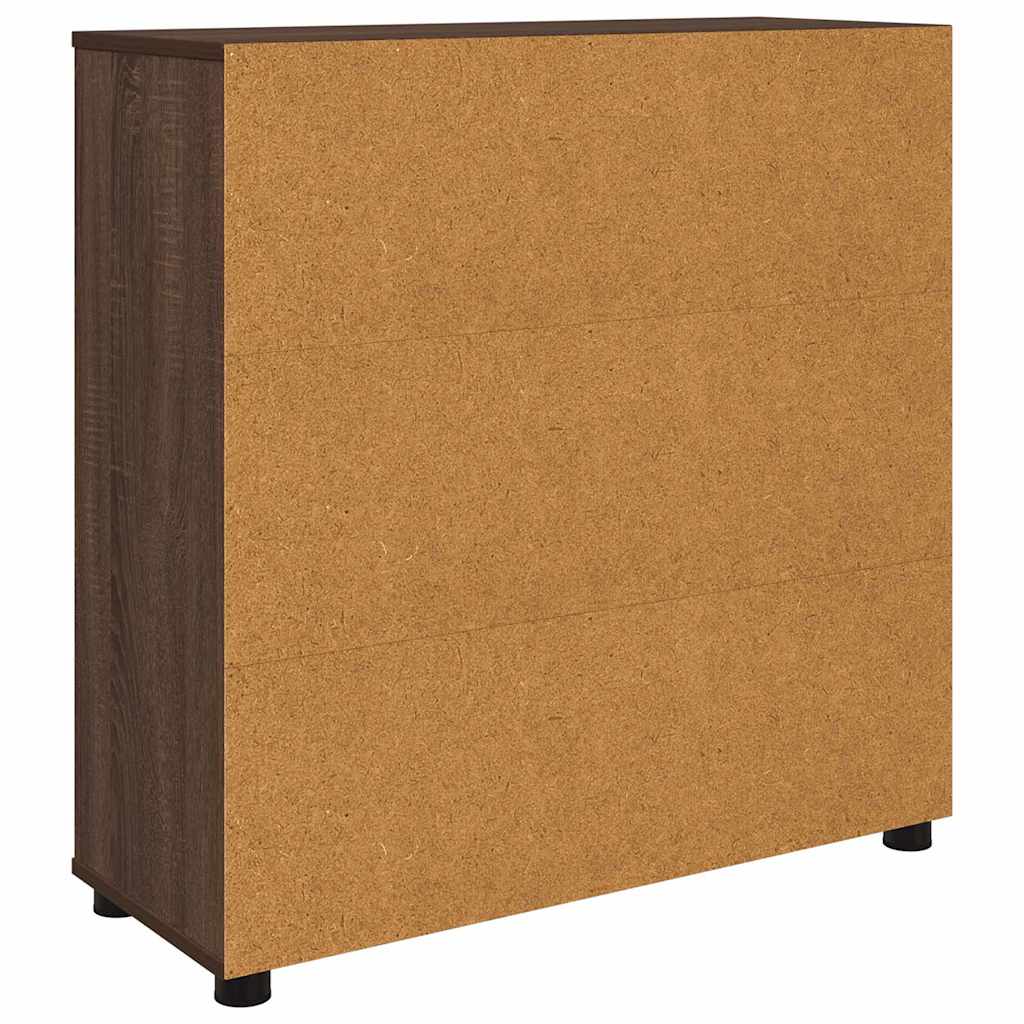 Storage Cabinet Brown Oak 80 x 31 x 81 cm Engineered Wood