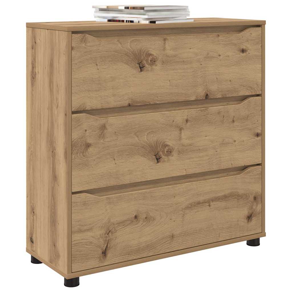 Storage Cabinet Artisan Oak 80 x 31 x 81 cm Engineered Wood