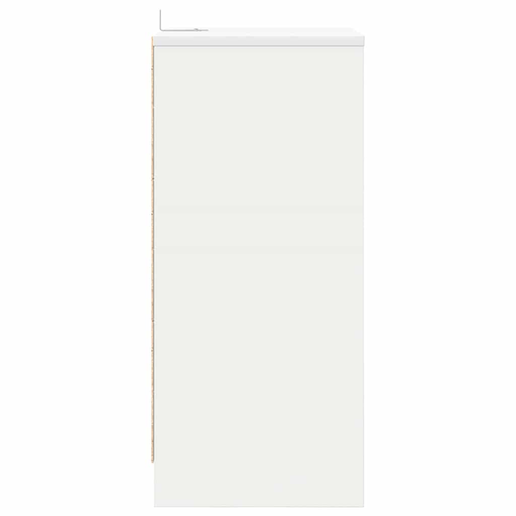 Bedside Table White 40 x 30 x 467 cm Engineered Wood