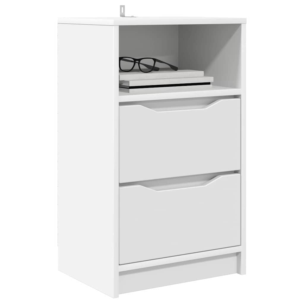 Bedside Tables 2 pcs White 40 x 30 x 467 cm Engineered Wood