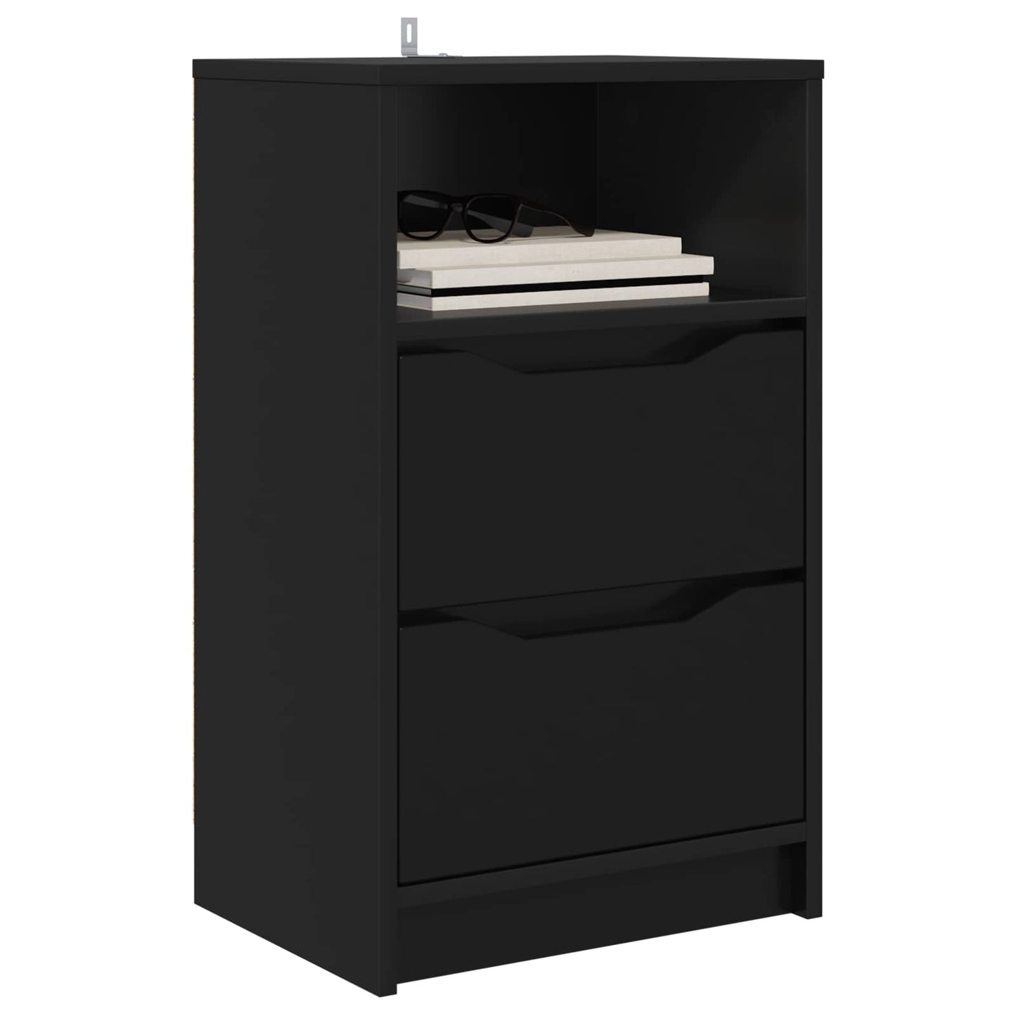 Bedside Table Black 40 x 30 x 467 cm Engineered Wood