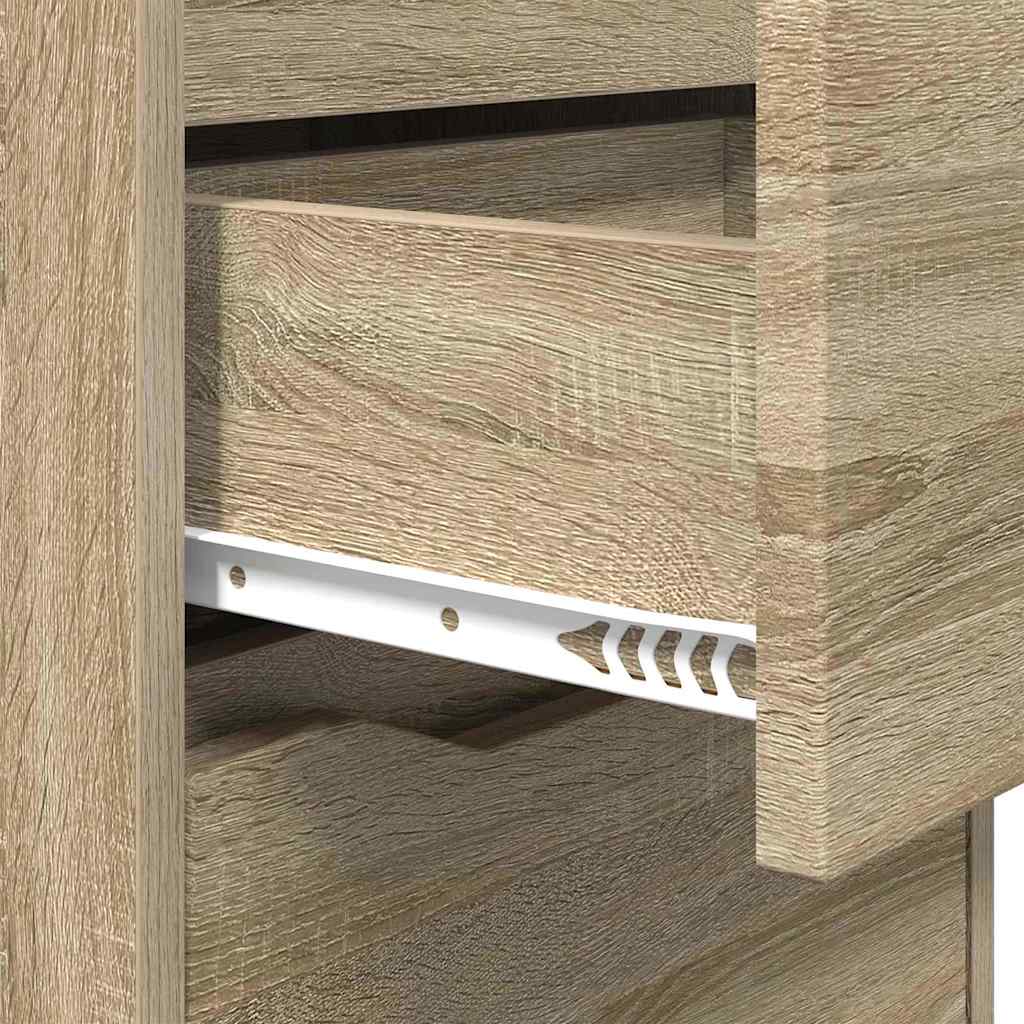 Bedside Table Sonoma Oak 40 x 30 x 467 cm Engineered Wood