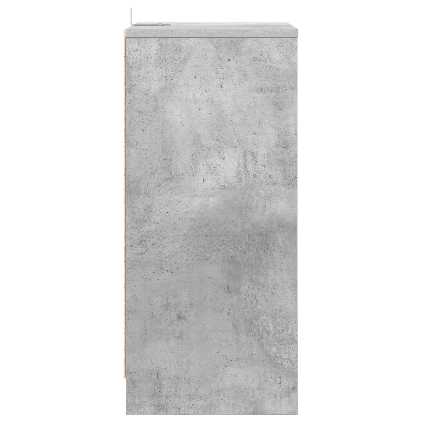 Bedside Table Concrete Grey 40 x 30 x 467 cm Engineered Wood