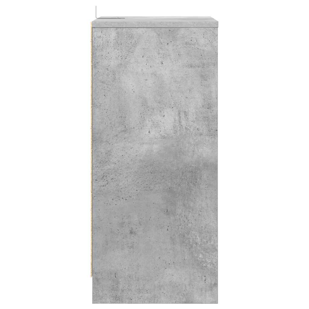 Bedside Tables with Drawer 2 pcs Concrete Grey 40 x 30 x 467 cm