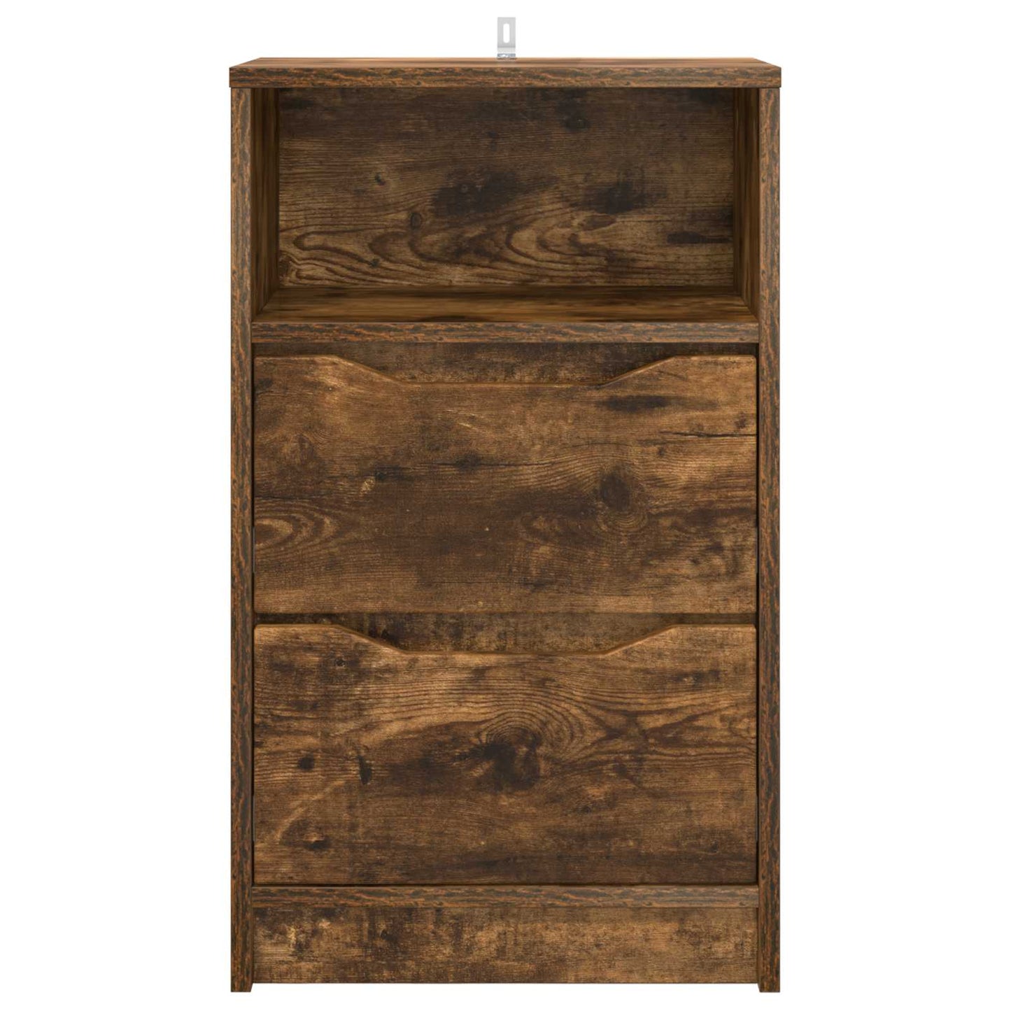 Bedside Table Smoked Oak 40 x 30 x 467 cm Engineered Wood