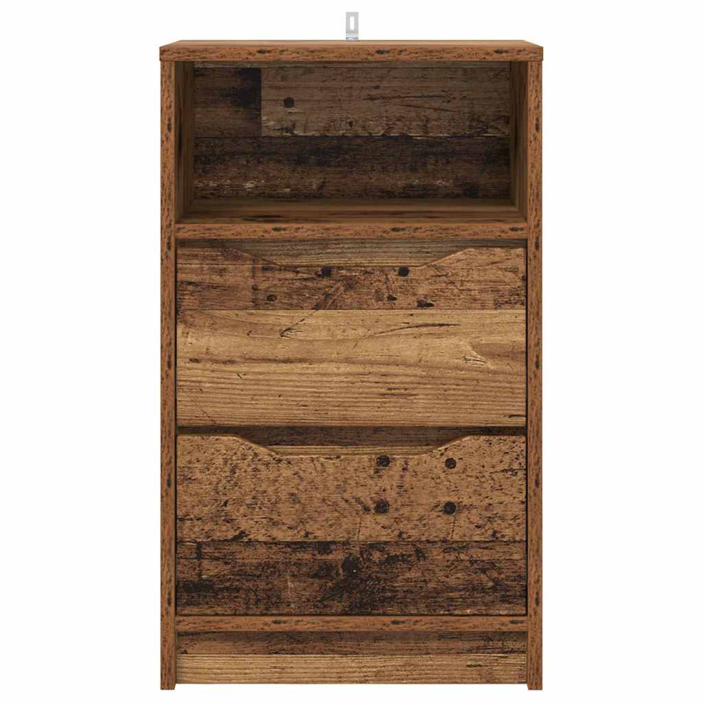 Bedside Tables 2 pcs Old Wood 40 x 30 x 467 cm Engineered Wood