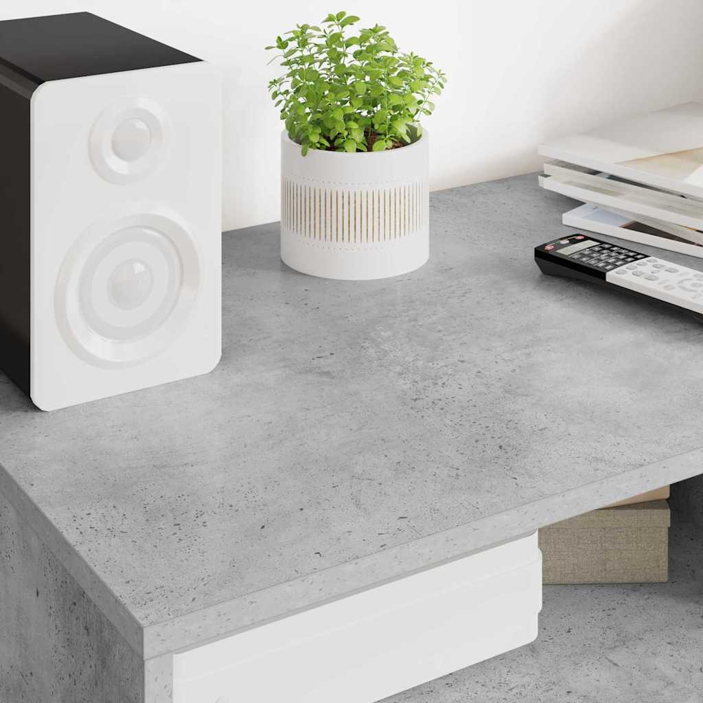 TV Cabinet Concrete Grey 100 x 48 x 43 cm Engineered Wood