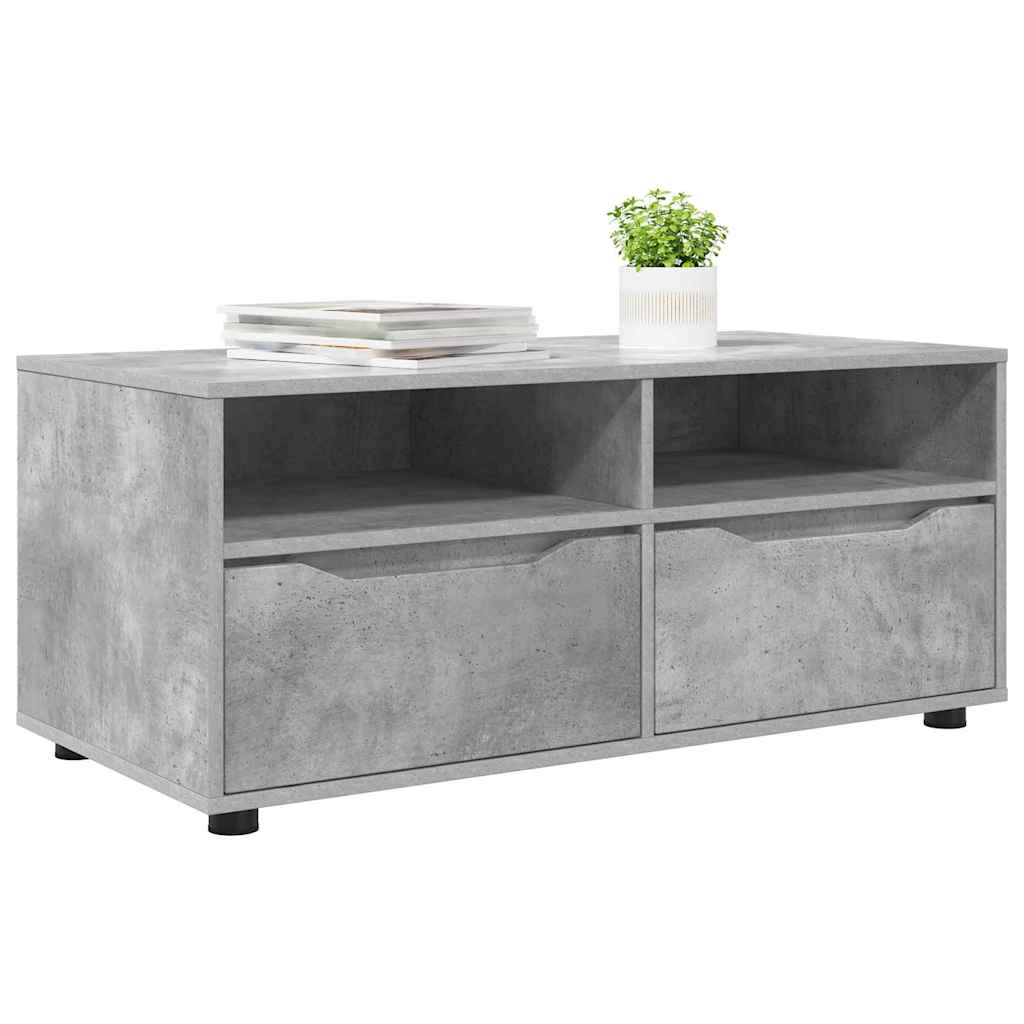 TV Cabinet Concrete Grey 100 x 48 x 43 cm Engineered Wood