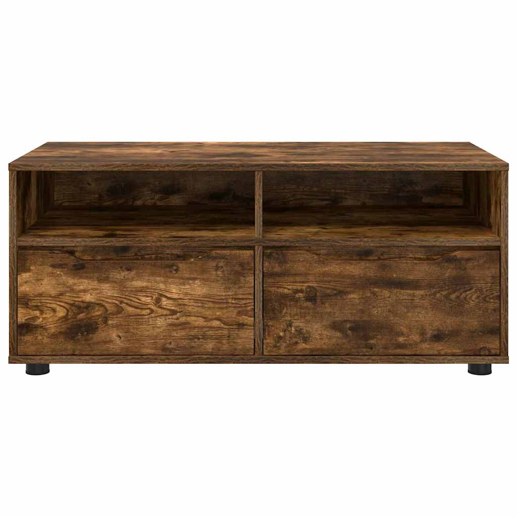 TV Cabinet Smoked Oak 100 x 48 x 43 cm Engineered Wood