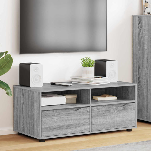 TV Cabinet 100 x 48 x 43 cm Grey Sonoma Engineered Wood