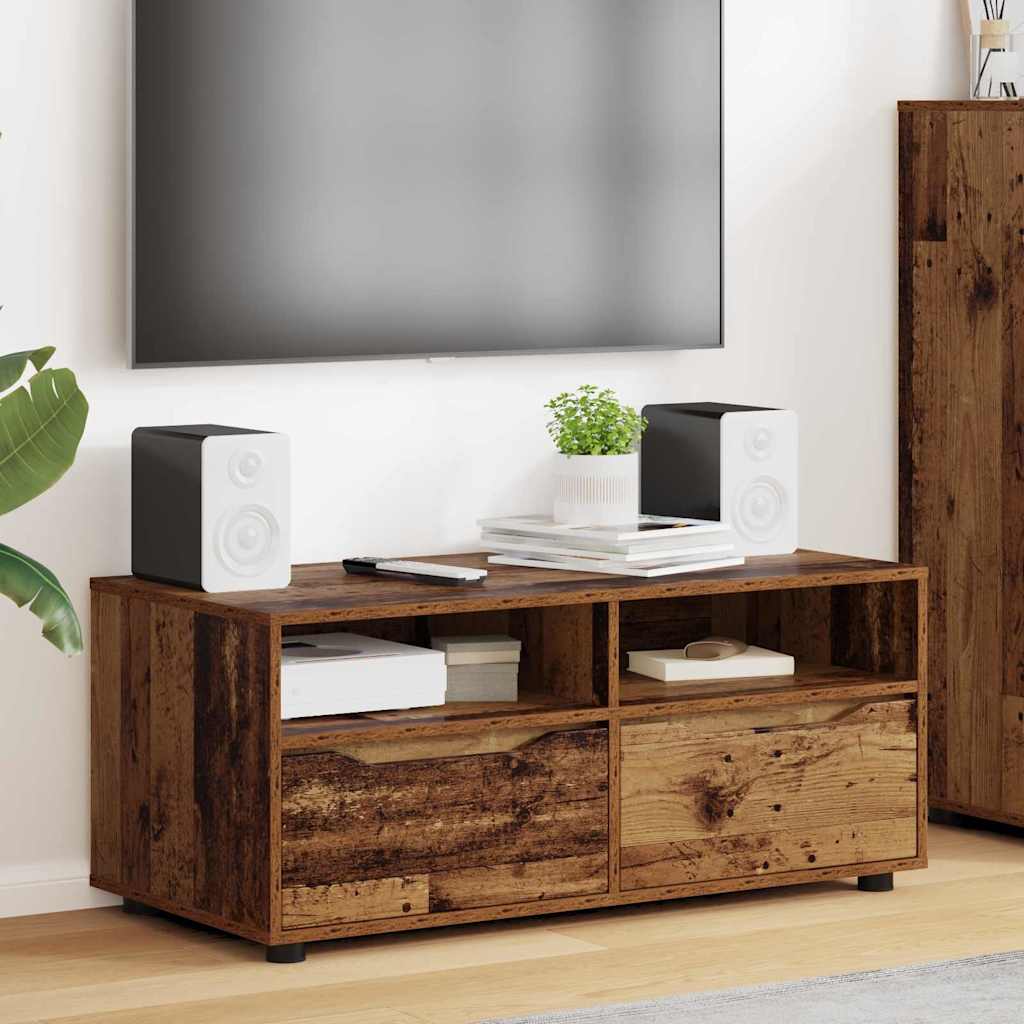 TV Cabinet Old Wood 100 x 48 x 43 cm Engineered Wood